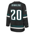 thumbnail image 3 of Youth Mitchell & Ness Brian Dawkins Black Philadelphia Eagles Hockey Fashion Jersey, 3 of 3