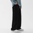 thumbnail image 4 of Men's Vintage Casual Jeans with Elastic Waist, Drawstring, and Pockets, 4 of 8