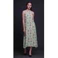 thumbnail image 3 of Bimba Robe Décontractée Florale Longue Dos Nu à Col Licou pour Femmes, Robe de Plage Imprimée - Moyen, 3 of 6