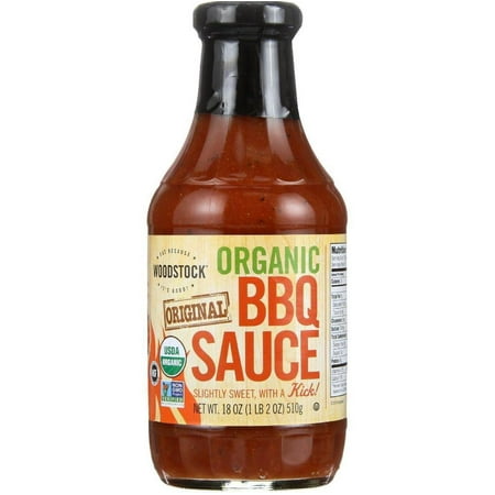Woodstock BBQ Sauce - Organic - Original - 18 oz - case of