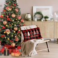 thumbnail image 3 of Christmas Pillow Covers 12x20 Inch Green Christmas Trees Forest White Throw Pillows Pillow Covers Winter Xmas Winter Holiday Decorative Pillow Covers Cushion Cases for Sofa Couch, 3 of 6