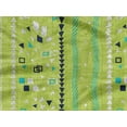 thumbnail image 5 of oneOone Rayon Light Green Fabric Square & Triangle Geometric Craft Project Decor Fabric Printed By The Yards 56 Inches Wide, 5 of 5
