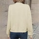 thumbnail image 4 of Tops casuales para mujer,Chaqueta de punto holgado con cremallera para mujer, estilo béisbol de manga larga, de poliéster, ideal para uso informal en casa, sopatenor, 4 of 8
