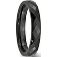 thumbnail image 4 of Ceramic Black 4mm Faceted Polished Band (Size 10.5) Made In China cer46-10.5, 4 of 5