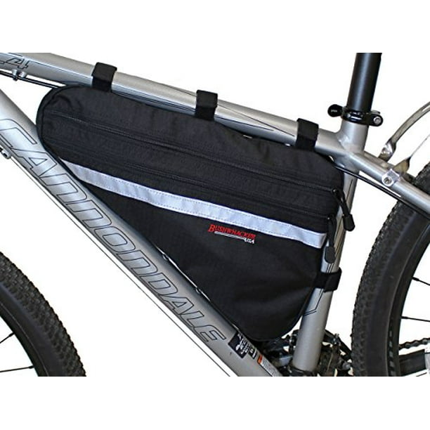 Bushwhacker Fargo Black Large Triangle Bicycle Frame Bag w