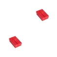 thumbnail image 3 of Jumpingount Cajas de joyería Paquete de papel Almacenamiento Exhibición Caja de transporte para collares Pulseras Brazaletes Embalaje Joyas Rojo 2piezas, 3 of 6