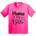 thumbnail image 3 of Inktastic Mama is My Bestie Youth T-Shirt, 3 of 5