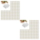 thumbnail image 4 of Toystoory 100 Uds. Envoltorios cuadrados de papel de aluminio paquete colorido para dulces piruletas de Chocolate Plata 2piezas Toystoory CBP019439, 4 of 5