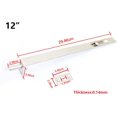 thumbnail image 2 of Stainless Steel Door Slide Bolt Latch Lock Flush Bolt,Double-Open (12 Inch/Pack of 2), 2 of 5