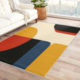 thumbnail image 2 of Colorful Geometric Carpet,4x5 Area Rug, Non Slip Low Pile Soft Machine Washable, Modern Geometric Area Rugs, Home Decor Aesthetic Rugs for Bedroom Living Room Rug 8IUp1-326, 2 of 7