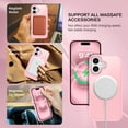thumbnail image 2 of Case for iPhone 16 Compatible with Mag-Safe, Hard TPU Matte Magnetic Anti-Fingerprint Shockproof Protective Cover, 2 of 10