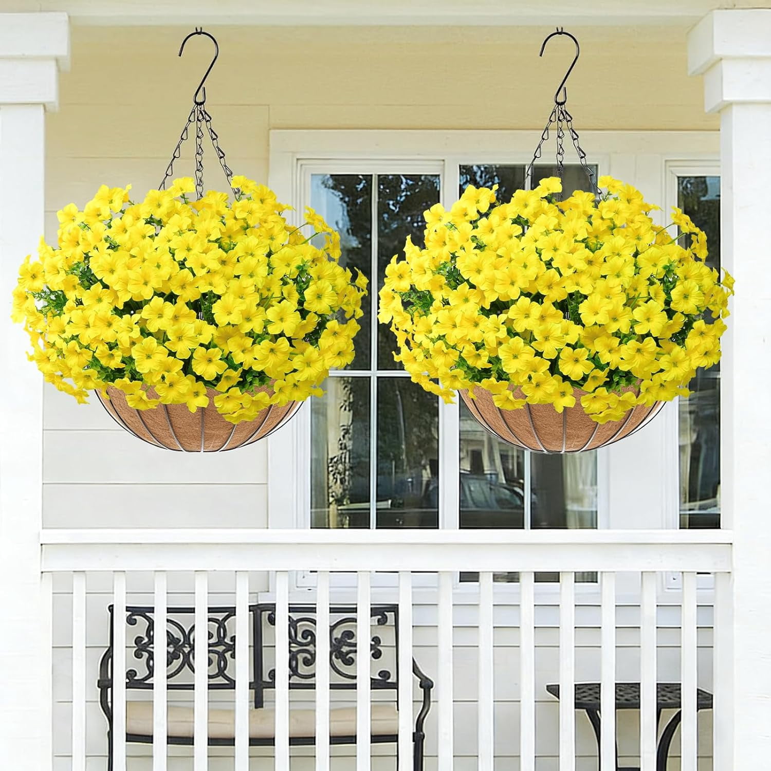 新品未開封 パルフェット PF692 YELLOW XXL Waipfaru Artificial Flowers for Outdoors Fake Plants Outside