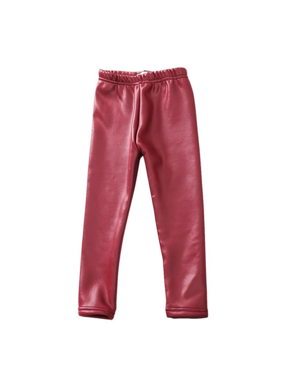 Girls Leather Pants
