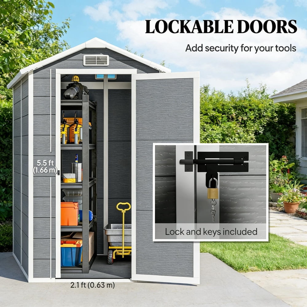 Outdoor Garden Storage Shed Tool House