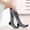 Multicolore, variante sur EARKITY Bas de Compression à Fermeture Éclair pour Femmes et Hommes, Bas de Compression Jusqu'au Genou, Bas de Soutien à Bout Fermé pour Varices, Postchirurgie, Enflure, Infirmières, Grossesse