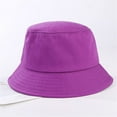 thumbnail image 5 of CoCopeaunts Pink Bucket Hat for Women Solid Color Unisext Fashion Fisherman Hat Men Outdoor Leisure Summer Sunshade Caps, 5 of 8