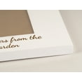 thumbnail image 3 of Darling Souvenir Made With LoveEngraved Table Top Photo FrameWooden Sisters Different Flowers From The Same Garden Quotes White Picture Frame Gift For Sister, 4x6 Photo Size Horizontal, 3 of 8