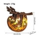thumbnail image 4 of Decoración de artesanías de animales de madera, decoración brillante, decoración de mesa de animales iluminada, decoración navideña, 4 of 7