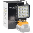 thumbnail image 1 of Luz de trabajo LED LIVOWALNY inalámbrica de 20 V como máximo para batería Dewalt, 1 of 9