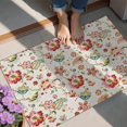 thumbnail image 4 of Pioneer Flower Floral Print Pattern Door Rugs,Washable Non Slip Door Mats Indoor,Decorative Door Mats,Entry Mat Indoor for Entrance,Bedroom,Kitchen,Bathroom,20"x32", 4 of 6