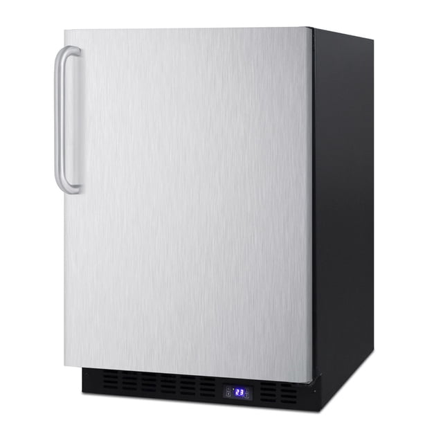 Summit SCFF53BXSSTB 23 5/8" W Undercounter Freezer w/ (1) Section & (1) Door, 115v