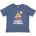 thumbnail image 3 of Inktastic Daddys First Mate Girls Nautical Sailboat Girls Baby T-Shirt, 3 of 5