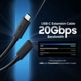 thumbnail image 2 of Cable de extensión USB 4 Matters USB-C de 1 m a 20 Gbps, 2 of 7