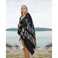 thumbnail image 2 of Happy Birthday Beach Towels Oversized Super Absorbent, Birthday Gifts Cake Balloons Black Lightweight Bath Towel Quick Dry Sets For Bathroom/Pool/Rv Camping/Beach Play/Gym Room/Picnic 35"x70", 2 of 8