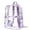 ZC Light Purple, variant on WAYUTE Kids Backpack Clear Backpacks with Multiple Pockets and Large Capacity Transparent Schoolbag Waterproof Bookbag Casual School Activities