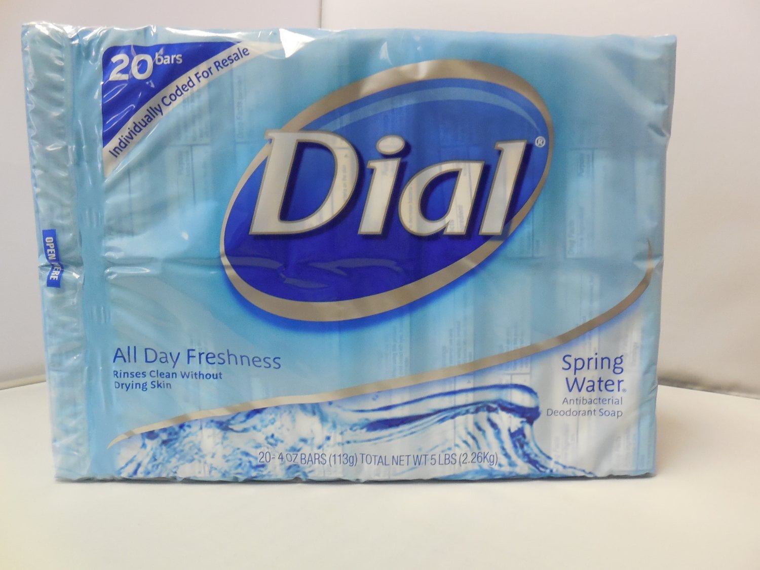 Dial All Day Freshness Spring Water 20 Bars by DIAL CORPORATION, THE