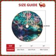thumbnail image 4 of Kll Watercolor Mandala Christmas Tree Skirt 48",Party Decorations Farmhouse For Christmas Decorations Holiday Party, 4 of 8