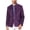 Purple%GC100, variant on Men's Suede Blazer Casual Suit Jacket for Men Solid Color Buttons Elegant Slim Fit Dress Jacket for Performance,Prom,Wedding