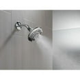 thumbnail image 6 of DELTA 75554C Shower Head, Round, 1.75 gpm, 1/2 in Connection, IPS, 5-Spray Function, Plastic, Chrome, 4-15/16 in Dia, 6 of 6