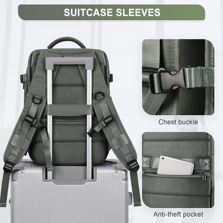 SYCNB Large Waterproof Backpack, 35L Capacity photo 7
