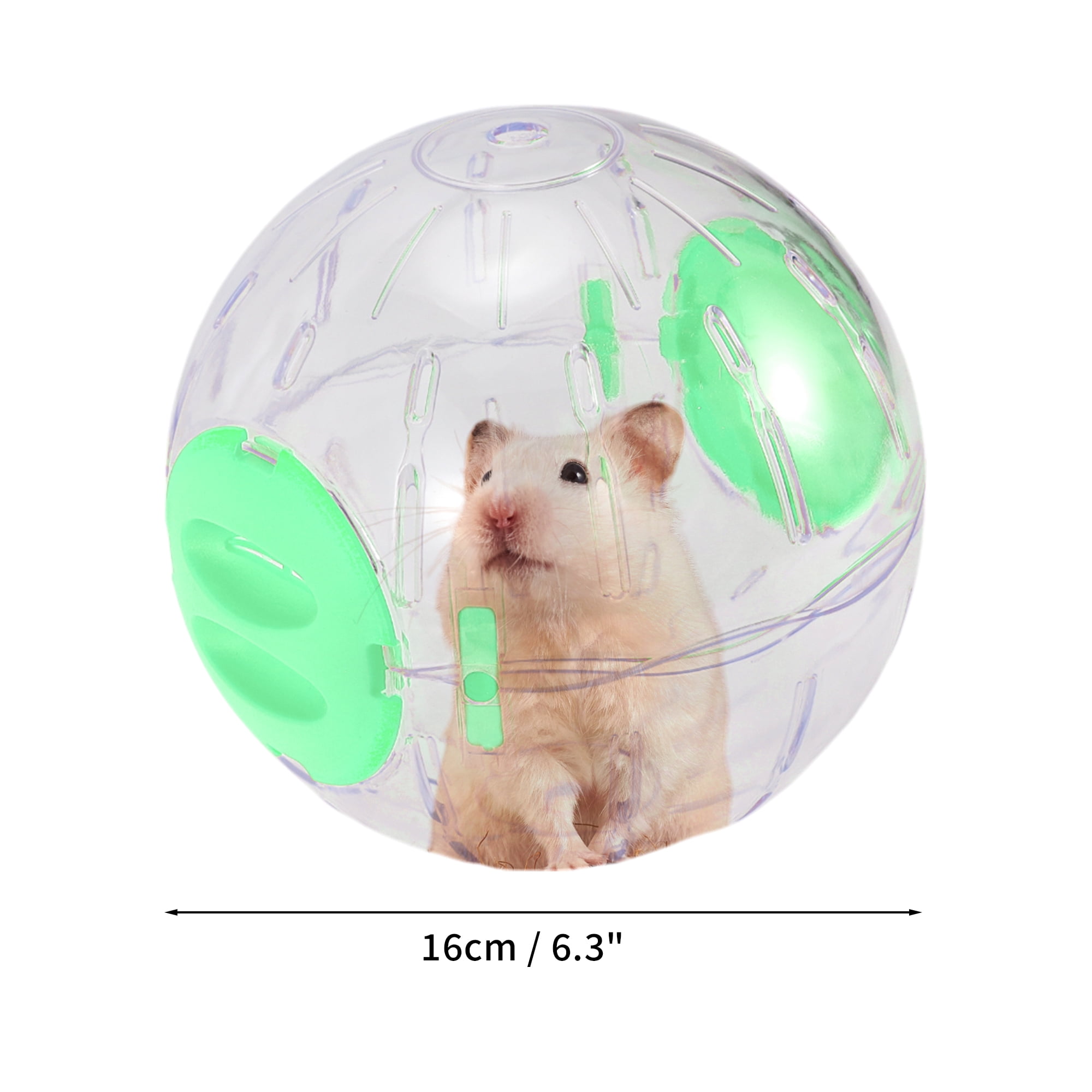 Unique Bargains Hamster Exercise Ball for Exercise Running Green 6.3inch