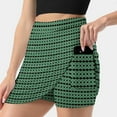 thumbnail image 2 of Panton Green Circles Women's skirt With Hide Pocket Tennis Skirt Golf Skirts Badminton Skirts Running skirts Panton Panton Era, 2 of 6