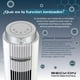 thumbnail image 4 of Ventilador De Torre Premium Corte Diamante Con Ionizador + Control Remoto Oscilación Temporizador Display Led 97cm De Alto Blanco Beckon, 4 of 8