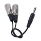 thumbnail image 4 of Cable Divisor De Audio, Cable Macho De 30 Cm Y 6,35 Mm Macho A XLR Macho Para Reproductores De DVD Ccdes Otros, 4 of 8