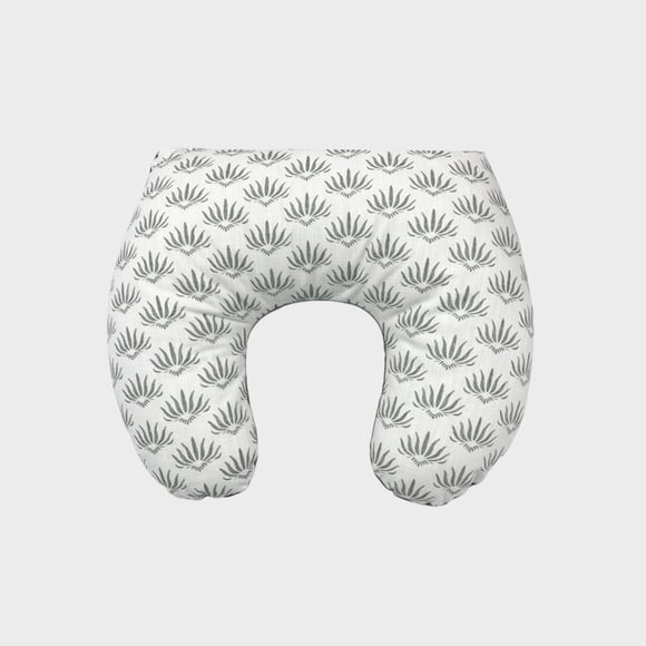 2 Pcs Ara Enfants – Oreiller d'Allaitement à Feuilles Vertes avec Housse Amovible