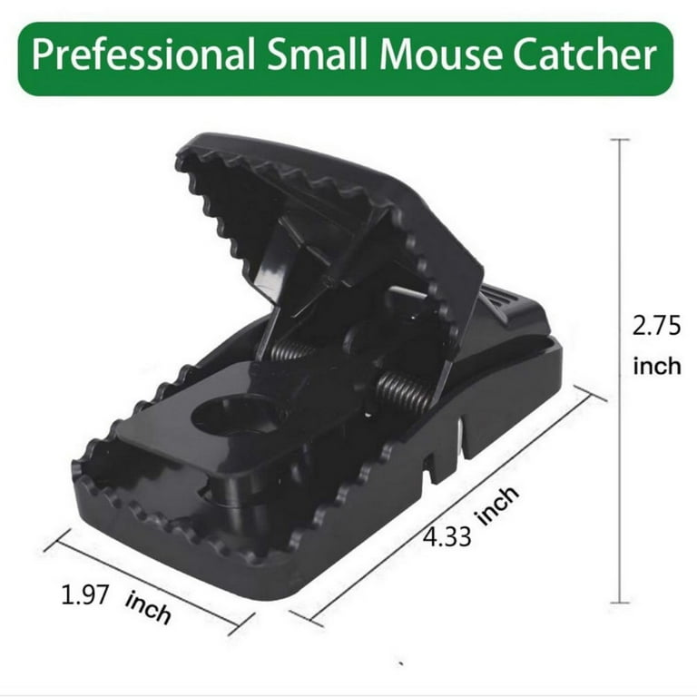 Mouse Traps, Mice Traps for House, Small Mice Trap Indoor Quick Effective Sanitary Safe Mousetrap Catcher for Family and Pet - 6 Pack