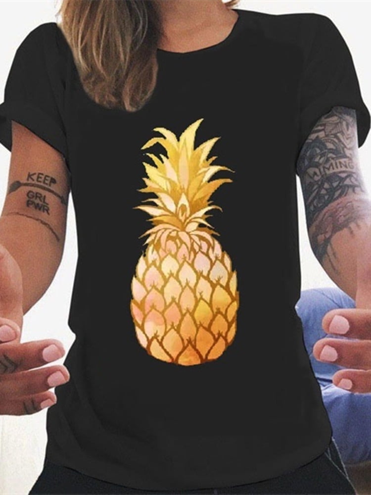 plus size pineapple shirt