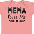 thumbnail image 4 of Inktastic Mema Loves Me Baby Clothes Girls Baby Bodysuit, 4 of 5