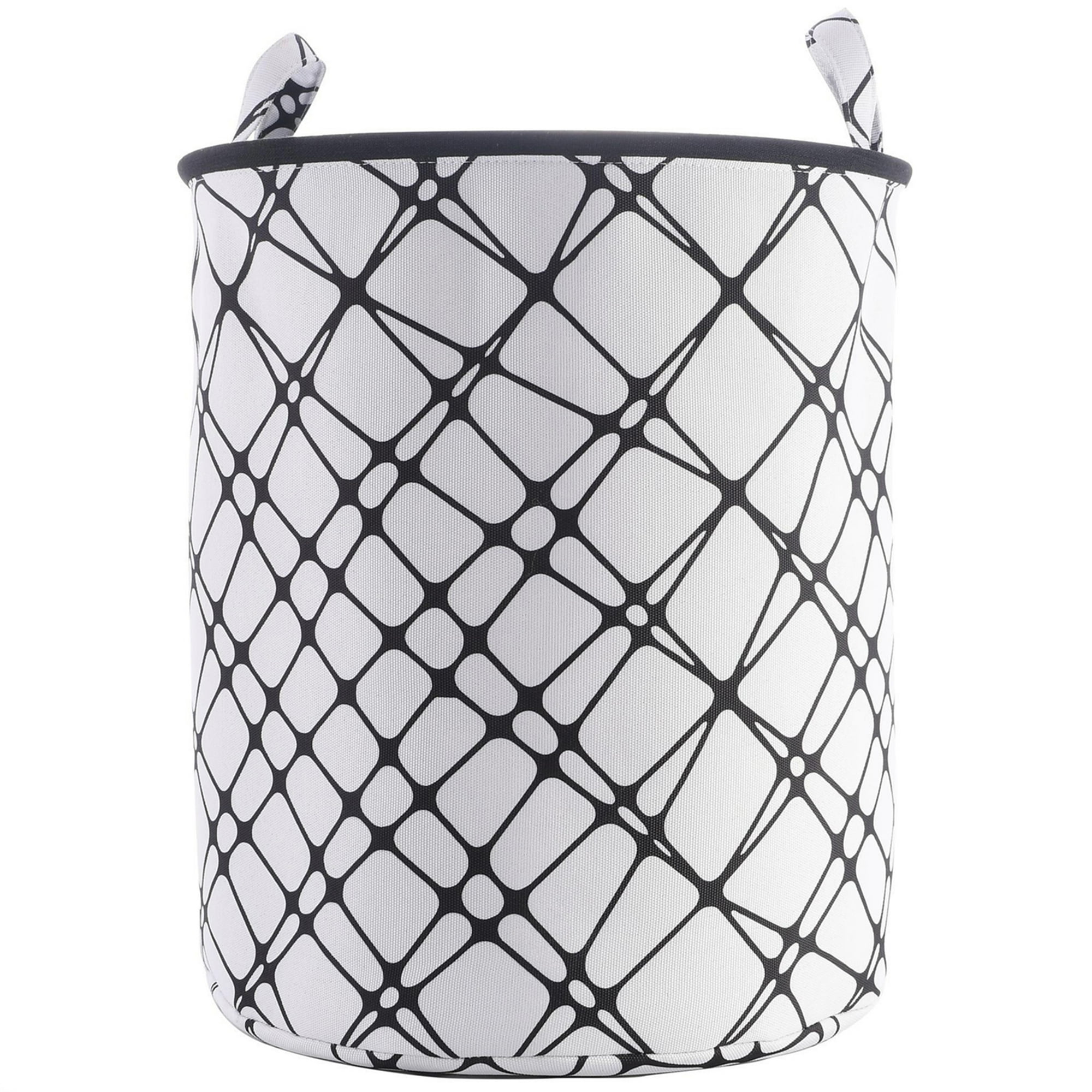 Cesta Decorativa Para Ropa Lineas Black