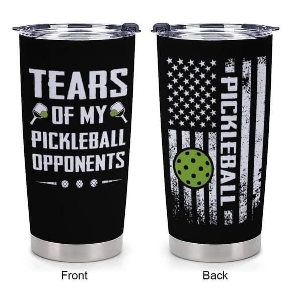 Pickleball Gifts for Men Women - Christmas Gifts for Pickleball Lovers - Great Pickleballs Gift Ideas for Birthday - 20oz Pickleballs Accessories Tumbler