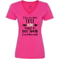 thumbnail image 3 of Inktastic I Have 2 Titles Titi and Dog Mom I Rock Them Both Women's V-Neck T-Shirt, 3 of 5