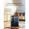 thumbnail image 5 of FOHERE 6L Warm and Cool Mist Humidifier for Home, Top Fill Ultrasonic Humidifiers for Plants Baby Kids, Oil Diffuser, Sleep Mode, 12H Timer, Night Light, Smart Humidity Control, Quiet, Black, 5 of 9