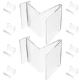 thumbnail image 4 of Milisten 10pcs Desktop Multipurpose Wallet Display Stand Transparent Shop Wallet Display Racks, 4 of 6