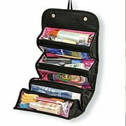 Foldable Roll N Go Travel Buddy Cosmetic Toiletry Bag For Women