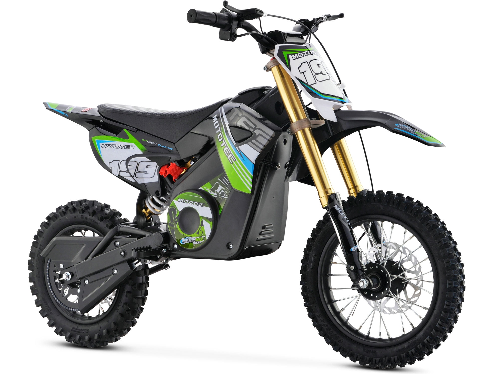 MotoTec 36v Pro Kids Electric Dirt Bike 1000w Lithium Green Walmart