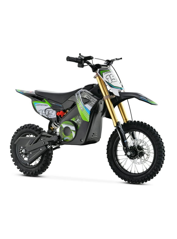 MotoTec 36v Pro Kids Electric Dirt Bike 1000w Lithium Green